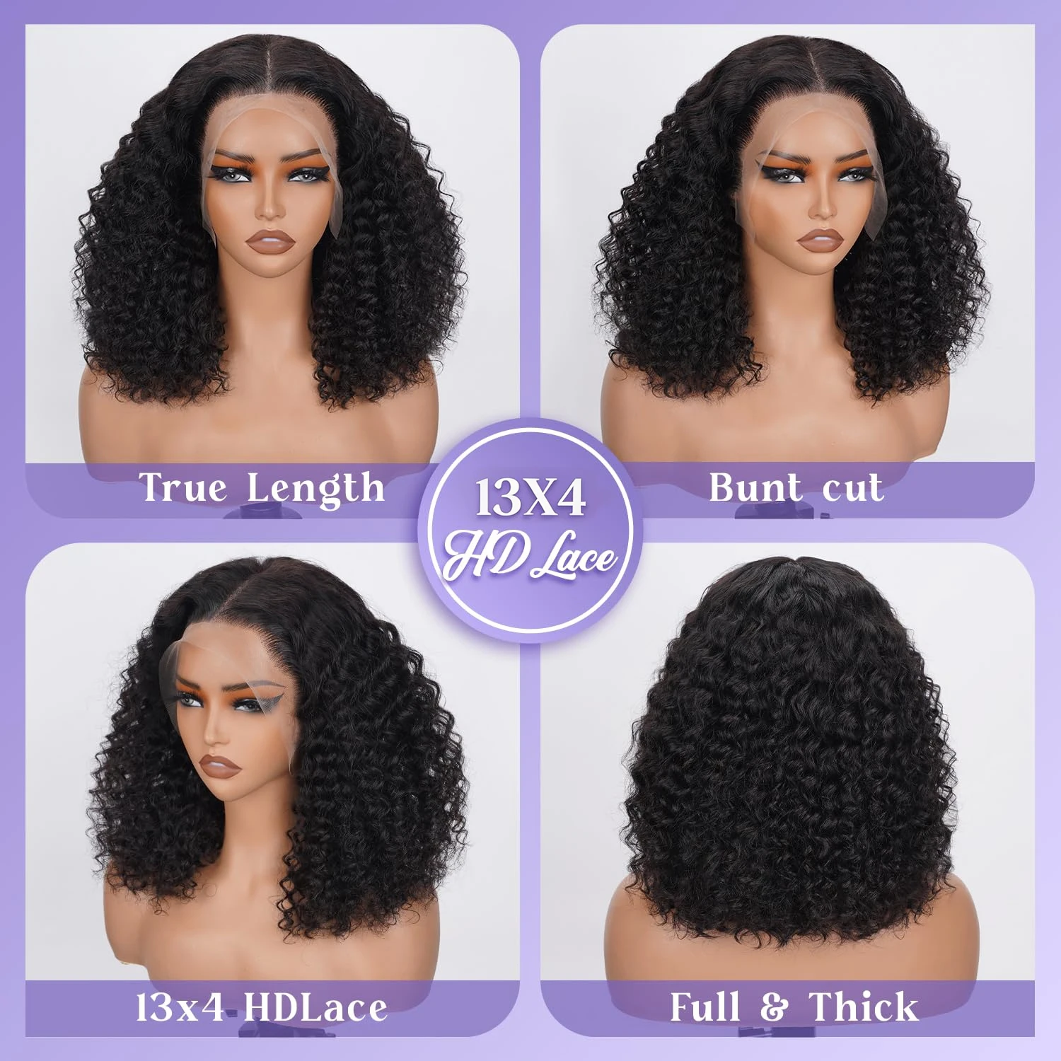14 16 Inch Krullende Diepe Gol - Glueless Wear And Go Human Hair Wig recensie en prijs