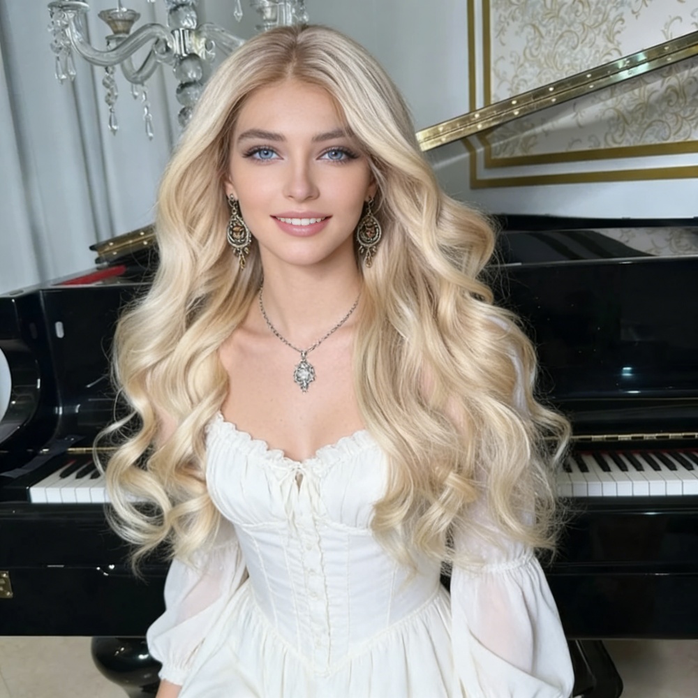 Dark Roots Ombre 613 Blonde La - 613 Blonde Body Wave Lace Front Wig recensie en prijs